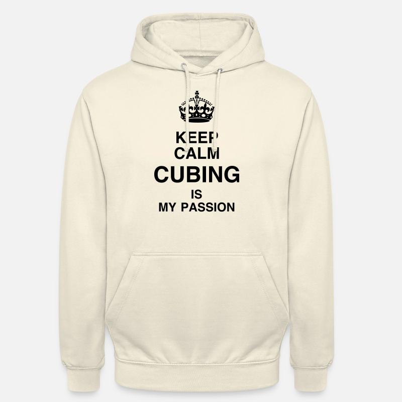 Cubing / Cube / Cuber / Speedcubing - Sweat-shirt à capuche unisexe - vanille