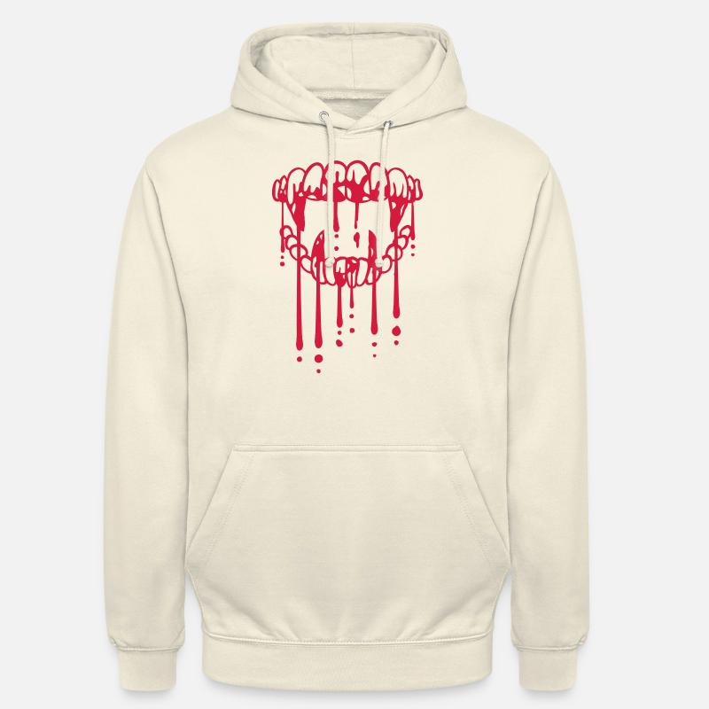 Gouttes de vampire de sang - Sweat-shirt à capuche unisexe - vanille