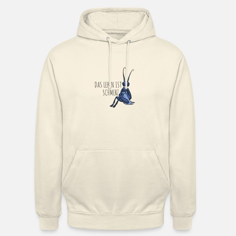 La vie est douleur - Sweat-shirt à capuche unisexe - vanille