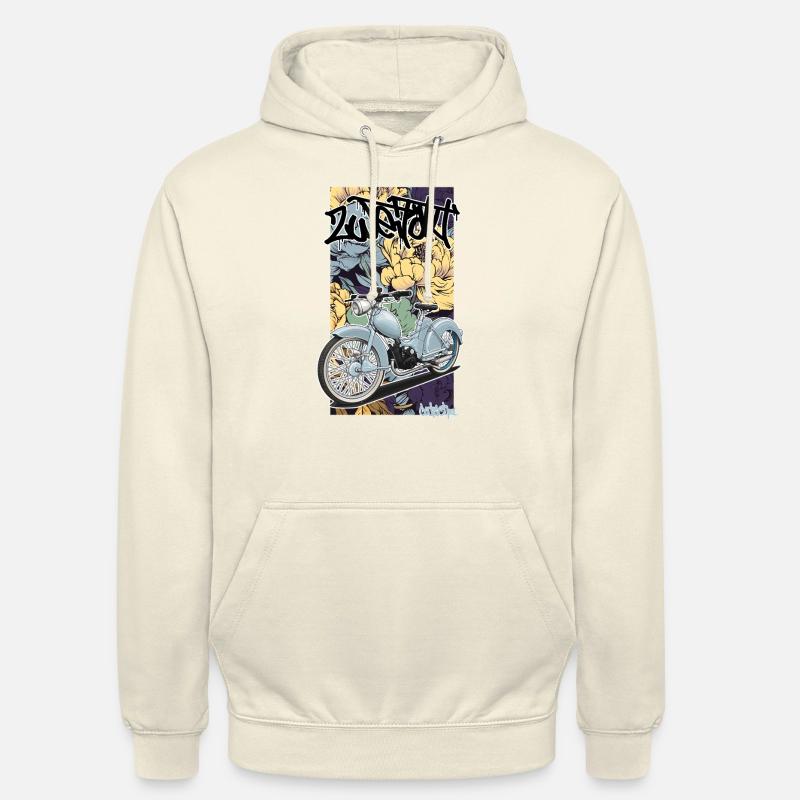 SR 2 (bleu clair) // Illustration - Sweat-shirt à capuche unisexe - vanille