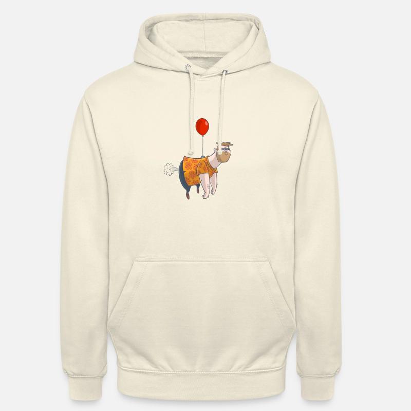 homme ballon - Sweat-shirt à capuche unisexe - vanille
