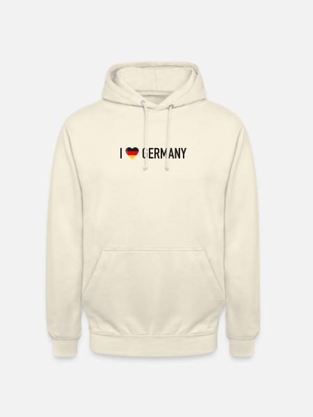 I Love Germany - Unisex Hoodie - vanilla