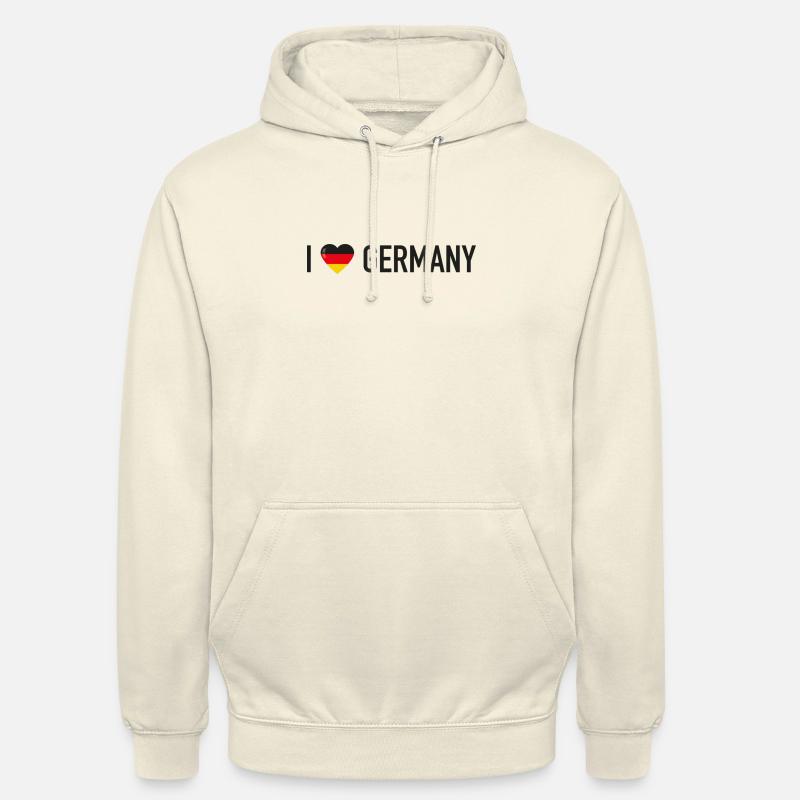 I Love Germany - Unisex Hoodie - vanilla