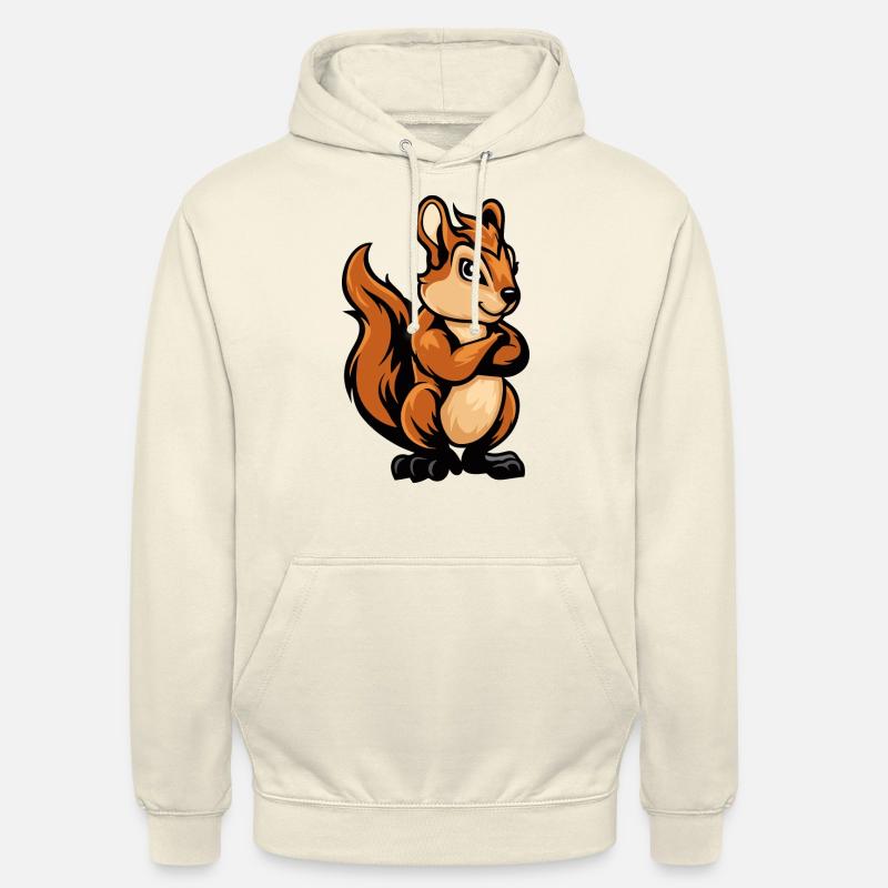 Squirrel Comic - Unisex Hoodie - vanilla
