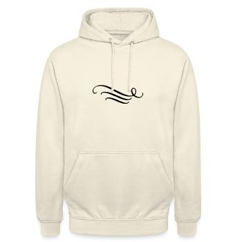 Décoration - Sweat-shirt à capuche unisexe - vanille - Devant - Alina (178cm) & Michal (187cm)