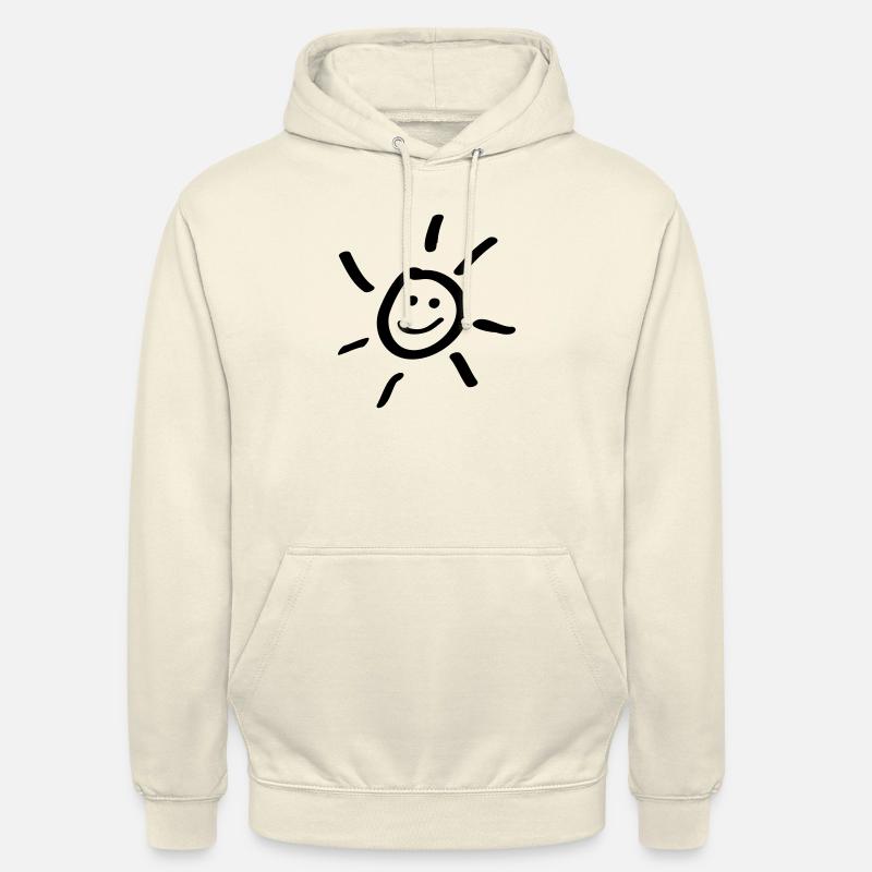 soleil - Sweat-shirt à capuche unisexe - vanille