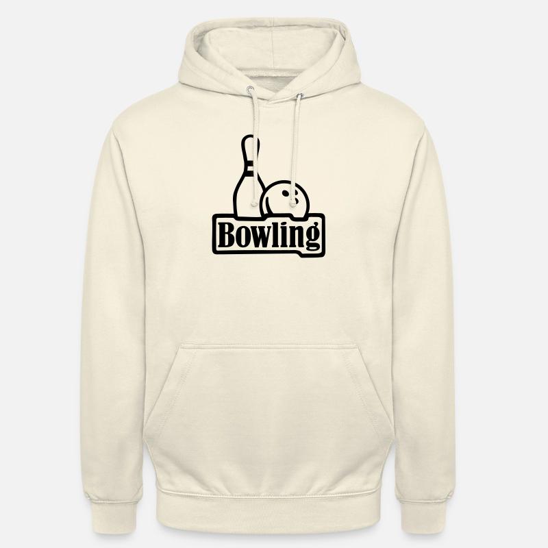 Bowling - Sweat-shirt à capuche unisexe - vanille