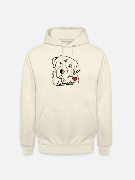 Labrador ❤ - Unisex Hoodie - Vanille-Milchshake