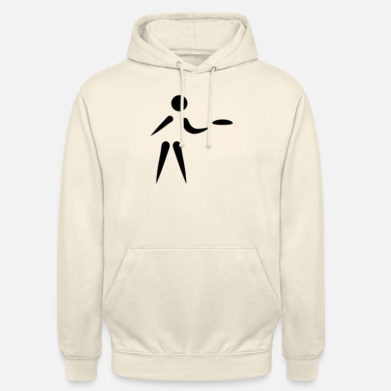 Discgolf - Sweat-shirt à capuche unisexe - vanille
