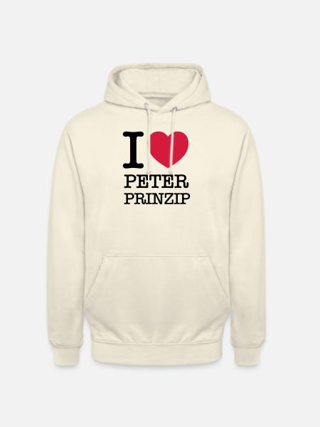I Love "Peter Principle" - Unisex Hoodie - vanilla
