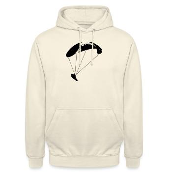 paraglider 10 - Unisex Hoodie - Vanille-Milchshake - Vorne - Alina (178cm) & Michal (187cm)