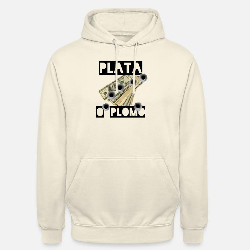 Plata o Plomo - Hættetrøje unisex - vaniljemilkshake
