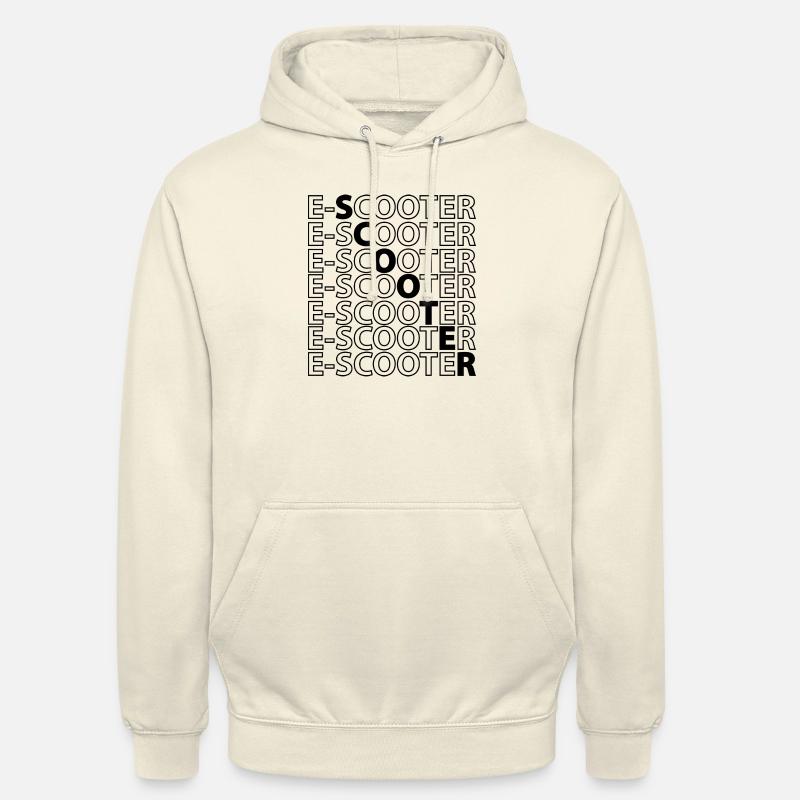 E-Scooter E-Roller Scooter - Unisex Hoodie - Vanille-Milchshake