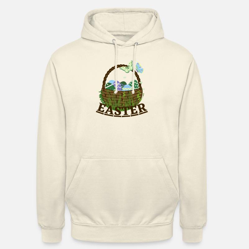 Easter basket with Easter eggs Unisex Hoodie