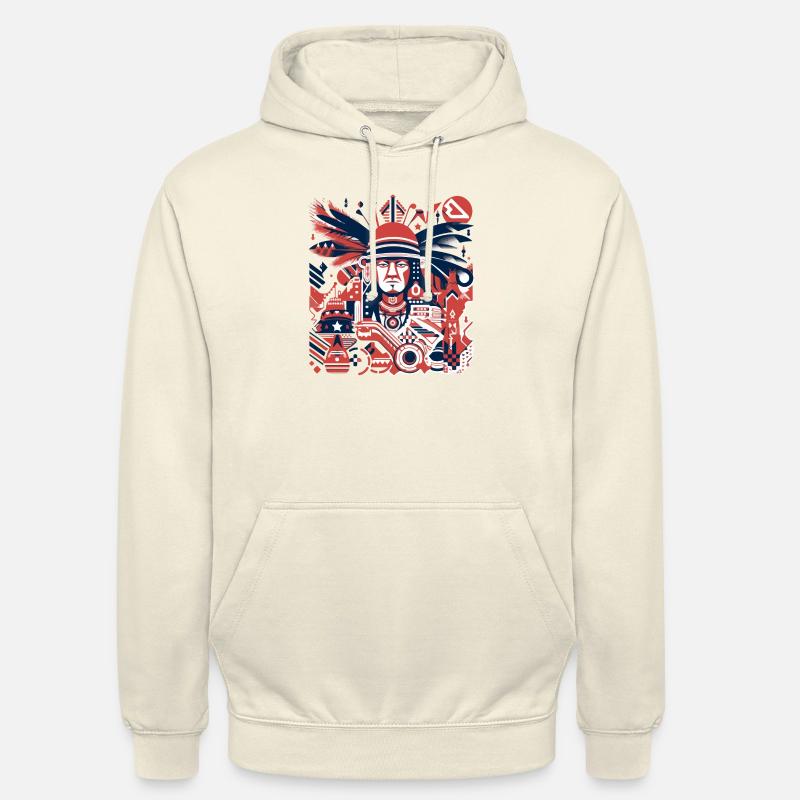 Folklore américain - Sweat-shirt à capuche unisexe - vanille