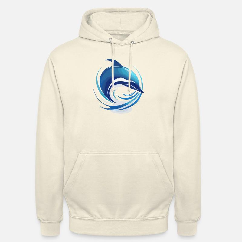 der Delfin - Unisex Hoodie - Vanille-Milchshake