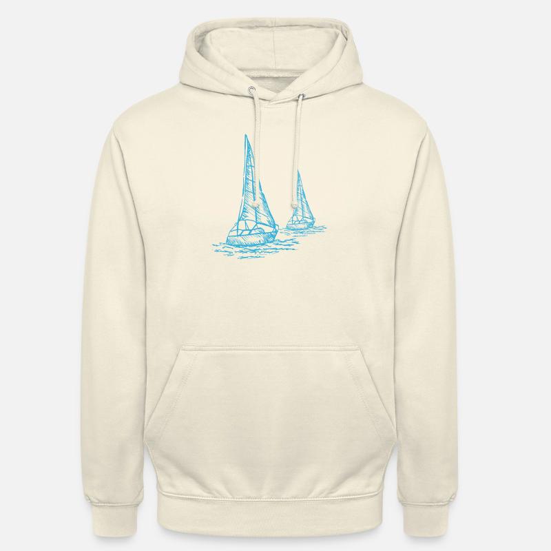 Segelboote Segeln Geschenkidee - Unisex Hoodie - Vanille-Milchshake