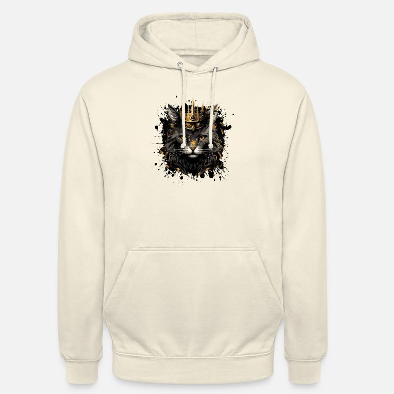 Couronne d’animal de chat - Sweat-shirt à capuche unisexe - vanille