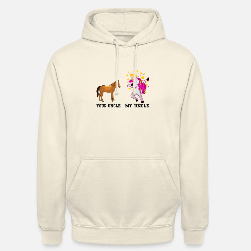 VOTRE ONCLE MON ONCLE - Sweat-shirt à capuche unisexe - vanille