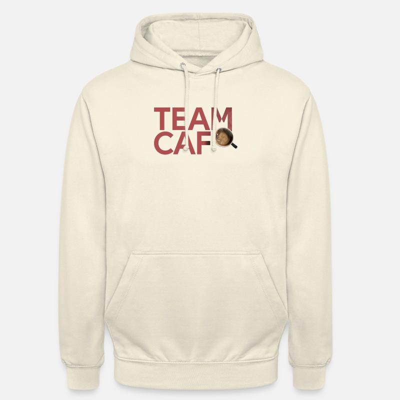 Team café - Sweat-shirt à capuche unisexe - vanille