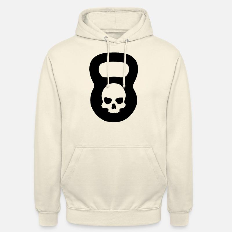 Kettlebell Ghost Black - Unisex Hoodie - Vanille-Milchshake