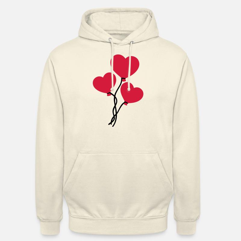 Luftballons - Unisex Hoodie - Vanille-Milchshake