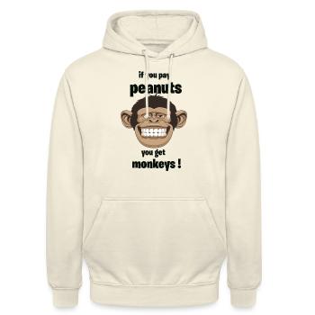 Peanuts Finale - Unisex Hoodie - Vanille-Milchshake - Vorne - Alina (178cm) & Michal (187cm)