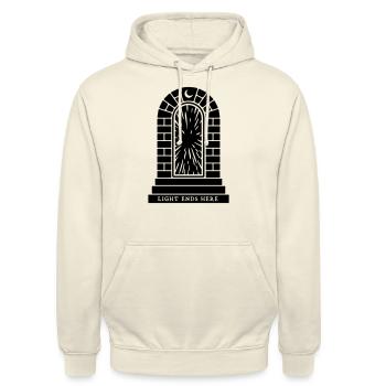 Dunkles Portal - Finsternis - Unisex Hoodie - Vanille-Milchshake - Vorne - Alina (178cm) & Michal (187cm)
