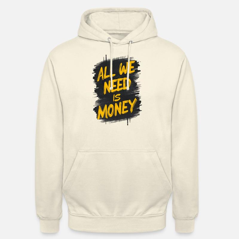 Die Graffiti-Geldabrechnung - Unisex Hoodie - Vanille-Milchshake