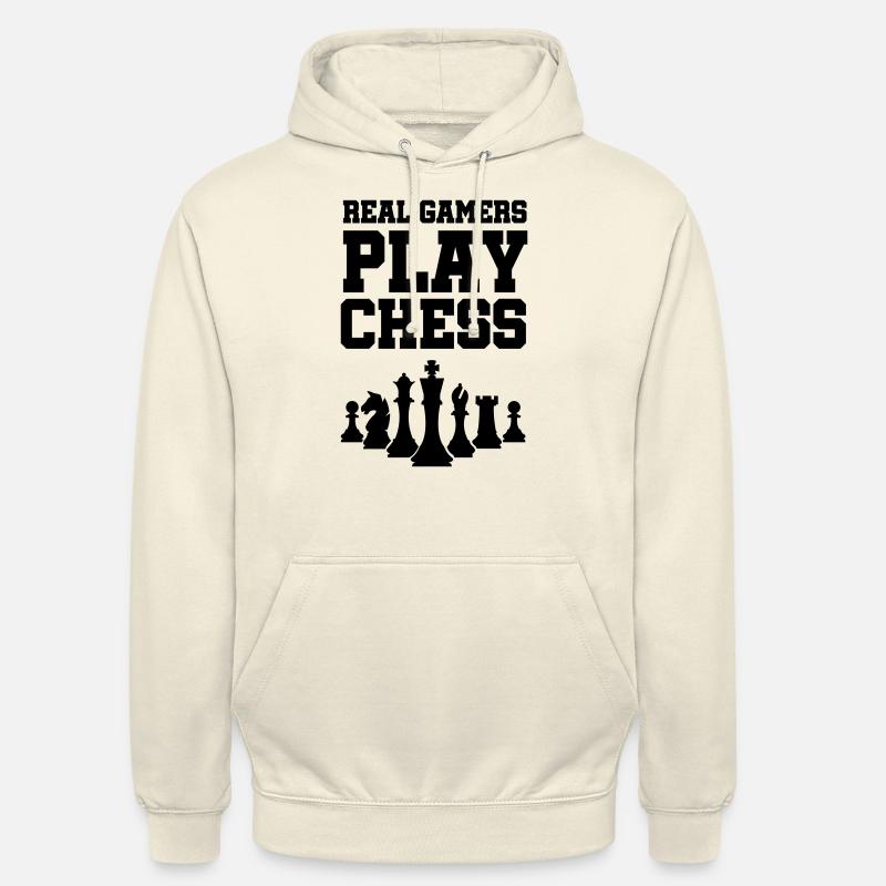 pièces d’échecs échecs - Sweat-shirt à capuche unisexe - vanille
