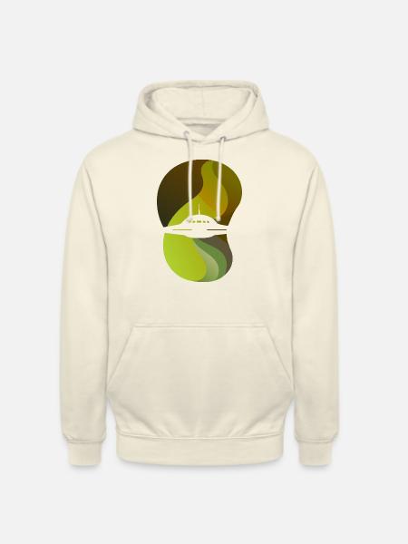 Mars Ufo Raumschiff - Unisex Hoodie - Vanille-Milchshake