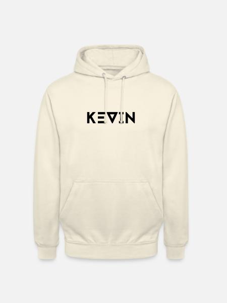 First name Kevin - Unisex Hoodie - vanilla