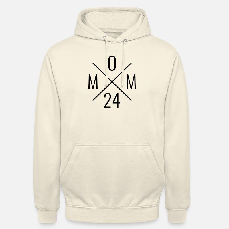 Mutter Geschenk Spruch 2024 - Unisex Hoodie - Vanille-Milchshake