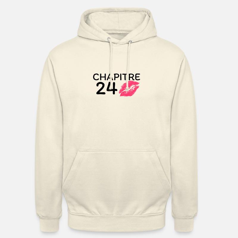 Chapitre 24 ans joyeux anniversaire - Sweat-shirt à capuche unisexe - vanille