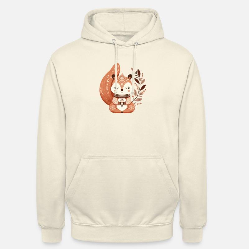 Zen-Eichhörnchen - Unisex Hoodie - Vanille-Milchshake