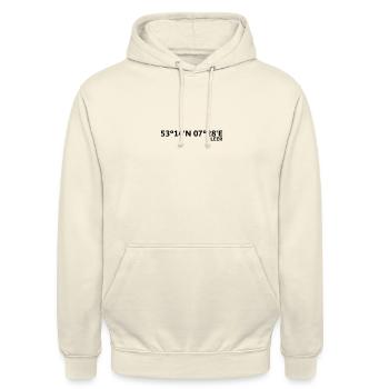Empty coordinates - Unisex Hoodie - vanilla - Front - Alina (178cm) & Michal (187cm)
