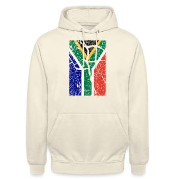 South Africa - Unisex Hoodie - vanilla - Front - Alina (178cm) & Michal (187cm)