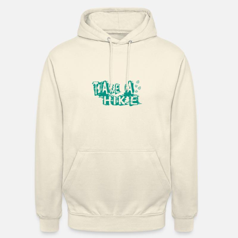 FAITES UNE RANDONNÉE - Sweat-shirt à capuche unisexe - vanille