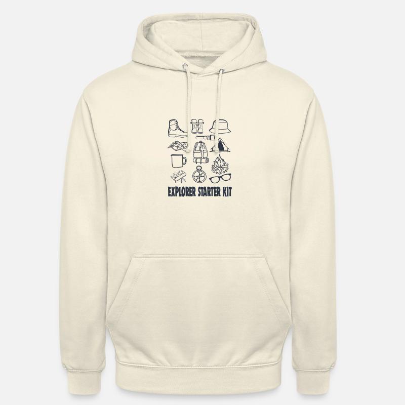 KIT DE DÉMARRAGE EXPLORER - Sweat-shirt à capuche unisexe - vanille