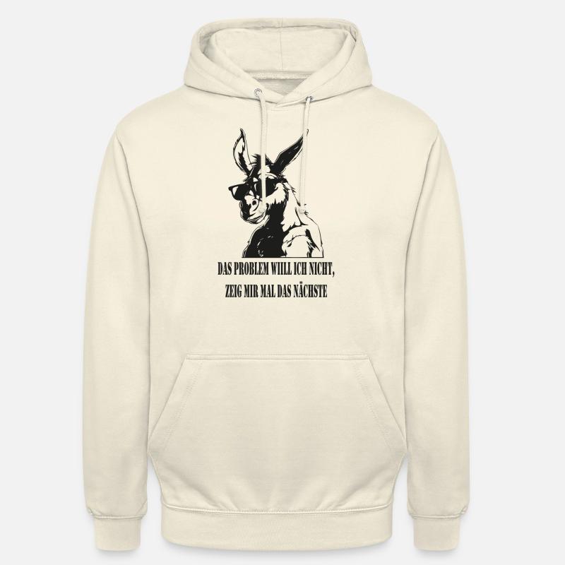 Problem will ich nicht schwarz - Unisex Hoodie - Vanille-Milchshake