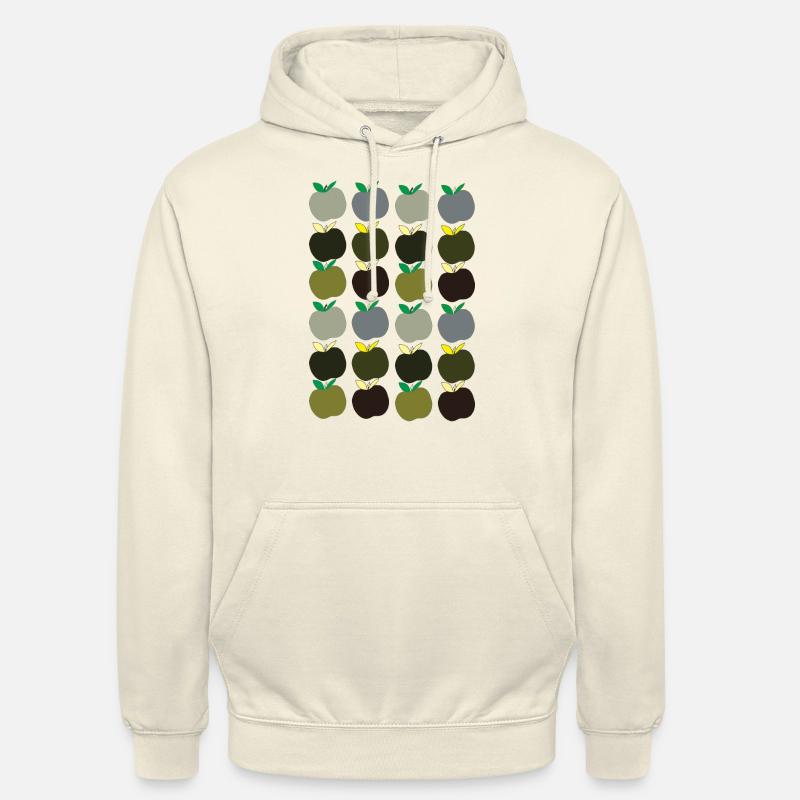 Apple Pattern 2 - Unisex Hoodie - vanilla