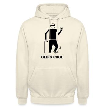 Old's Cool - Unisex Hoodie - vanilla - Front - Alina (178cm) & Michal (187cm)