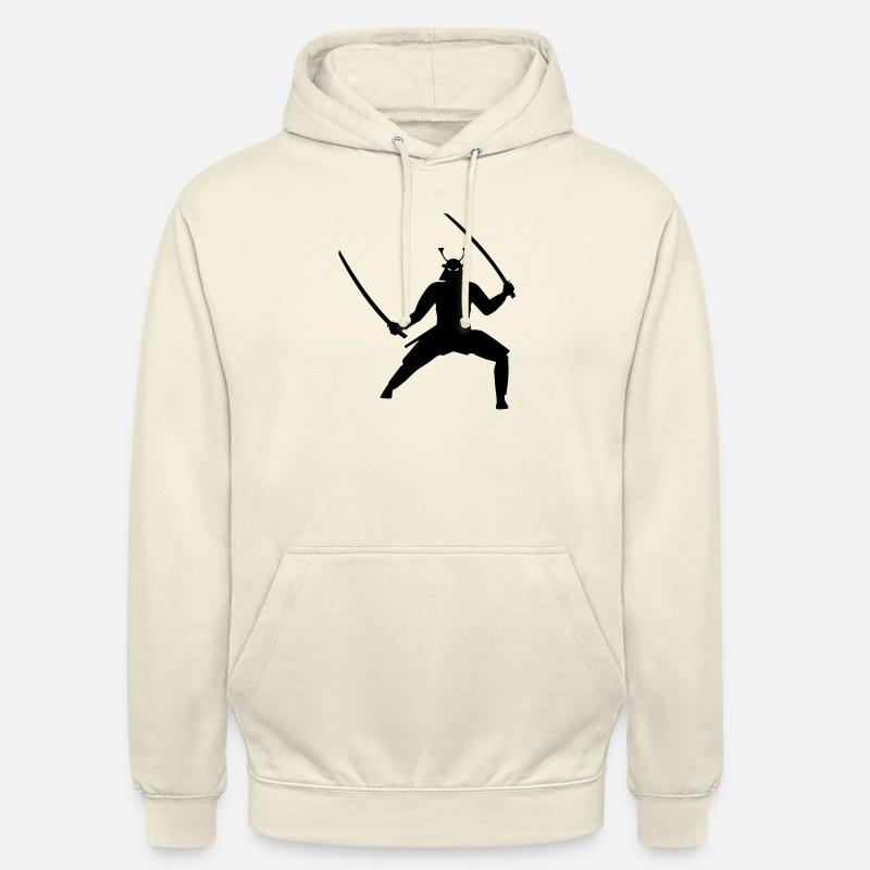 Samurai - Sweat-shirt à capuche unisexe - vanille