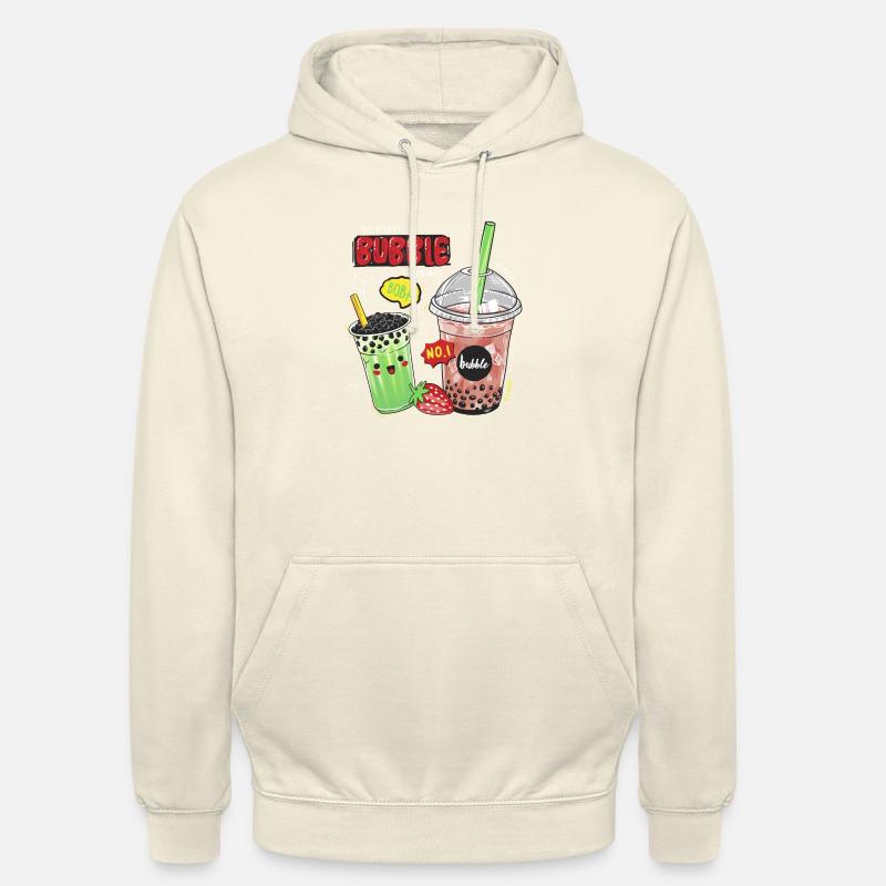 Bubble tee chemises cool ch / at - Sweat-shirt à capuche unisexe - vanille
