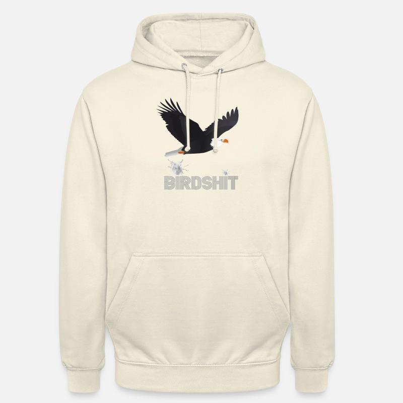 BIRDSHIT EAGLE - FARBE - Unisex Hoodie - Vanille-Milchshake