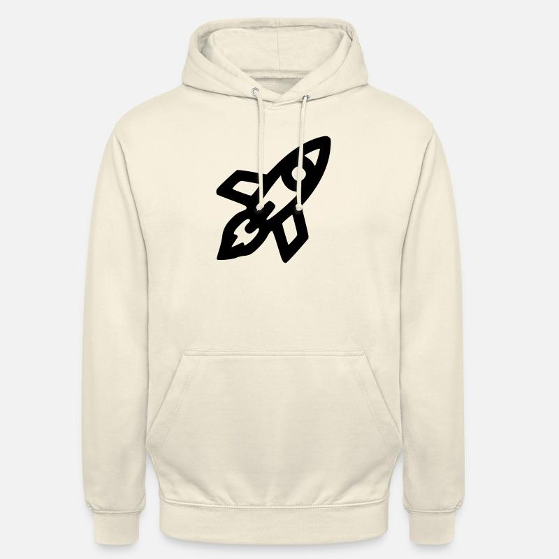 Fusée - Sweat-shirt à capuche unisexe - vanille