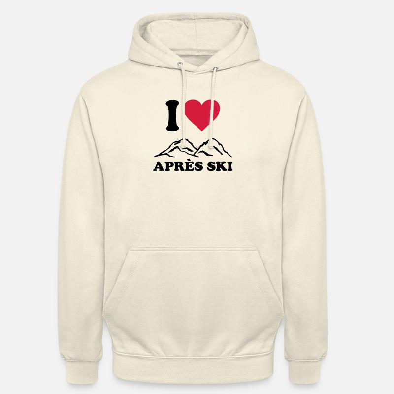Apres Ski après-ski - Sweat-shirt à capuche unisexe - vanille