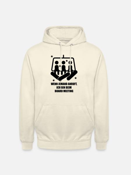 snowboard - Unisex Hoodie - vanilla