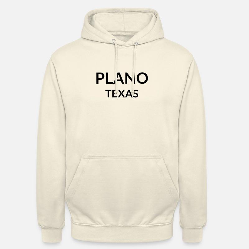 Plano, Texas, États-Unis - Sweat-shirt à capuche unisexe - vanille