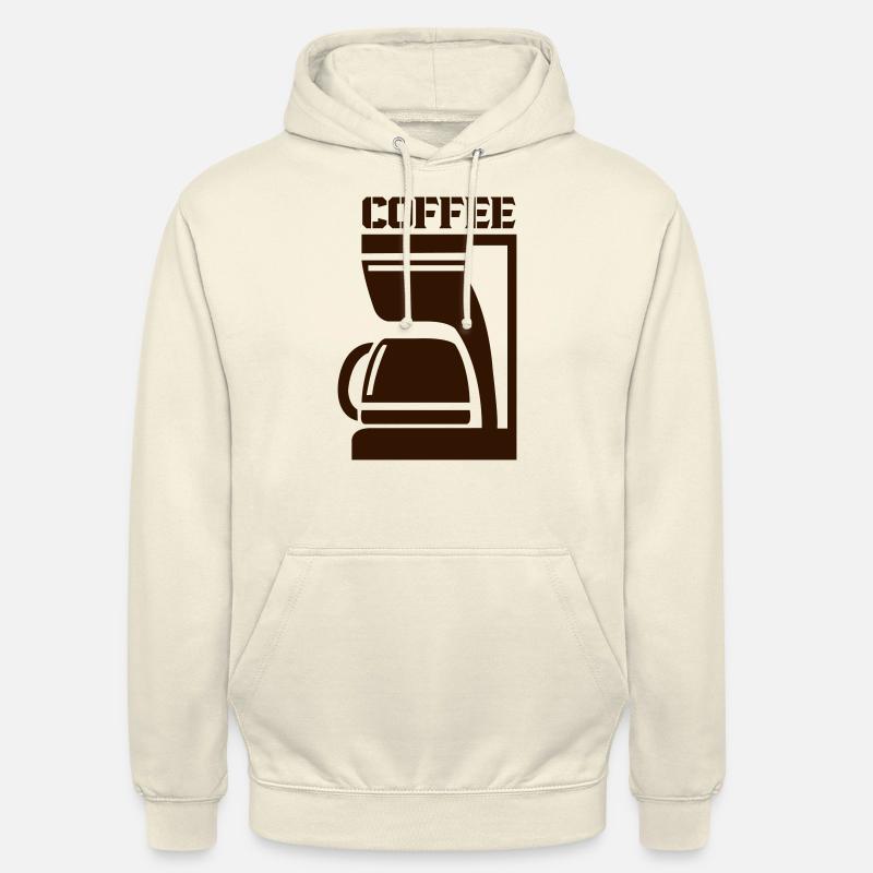Coffee machine Espresso Coffee - Sweat-shirt à capuche unisexe - vanille